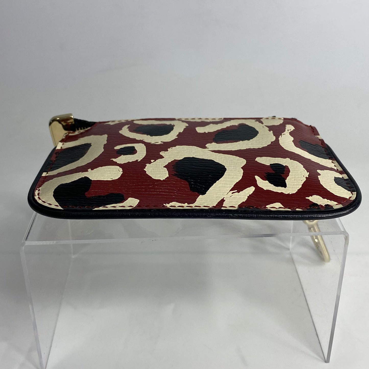 Gucci Leopard Print Key Cles Wallet