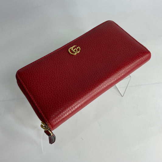 Gucci GG Marmont Long Wallet Red