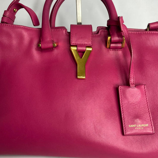 YSL	Y Ligne Cabas Fuchsia Pink