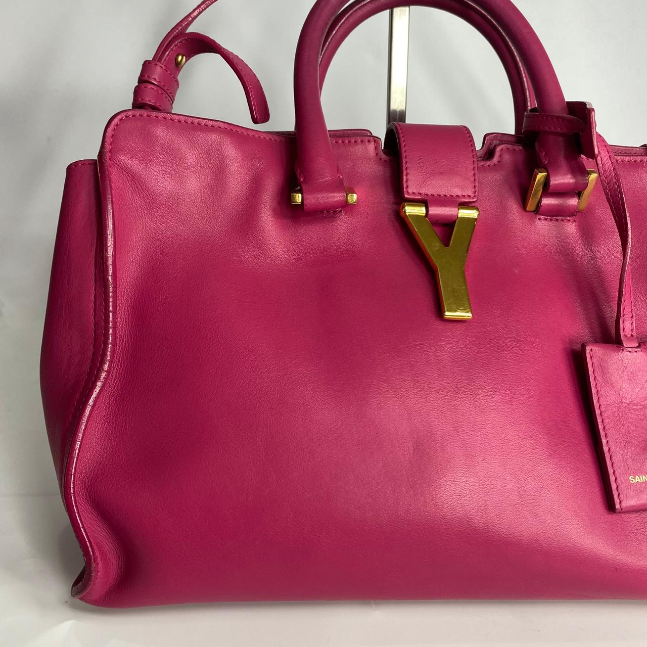 YSL	Y Ligne Cabas Fuchsia Pink