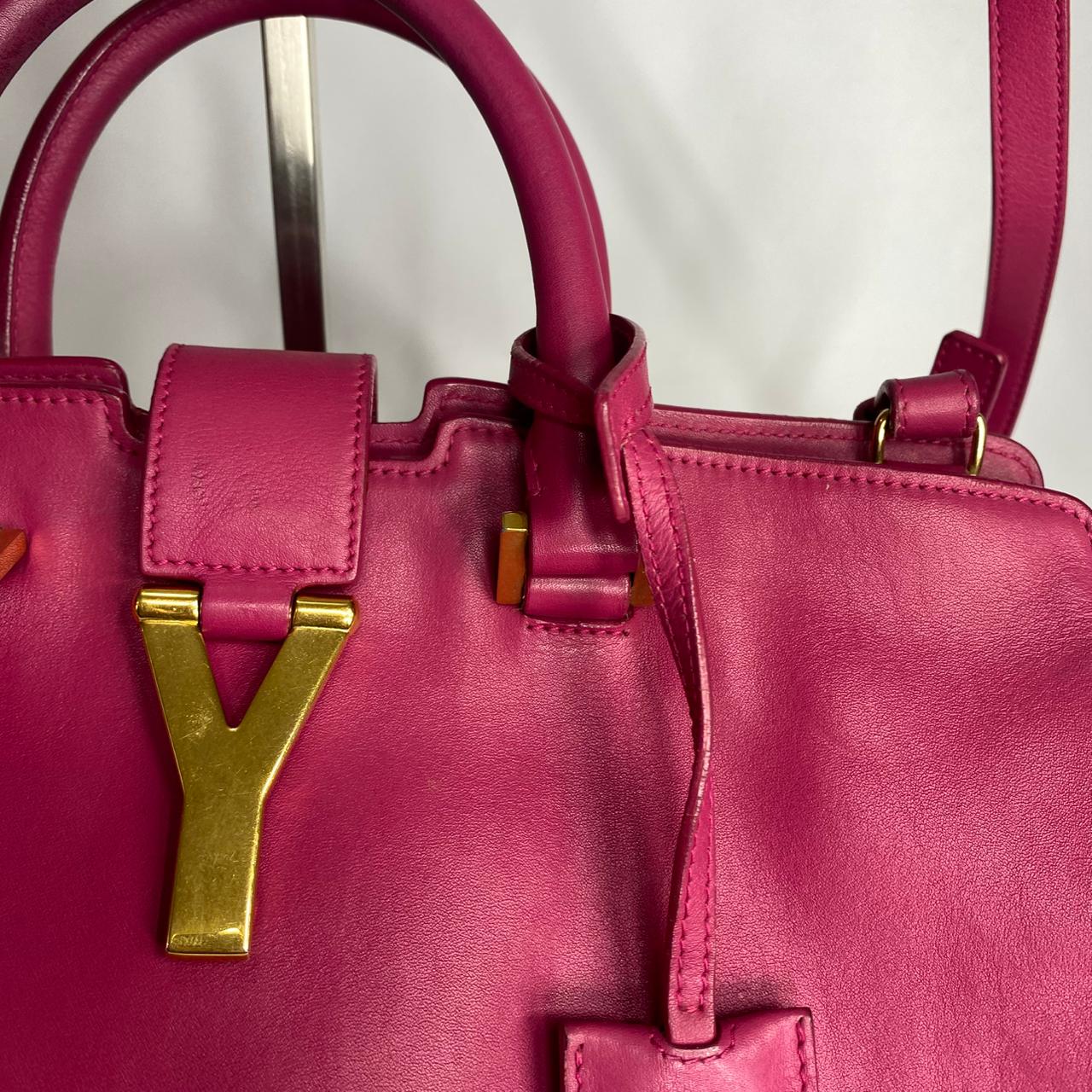 YSL	Y Ligne Cabas Fuchsia Pink
