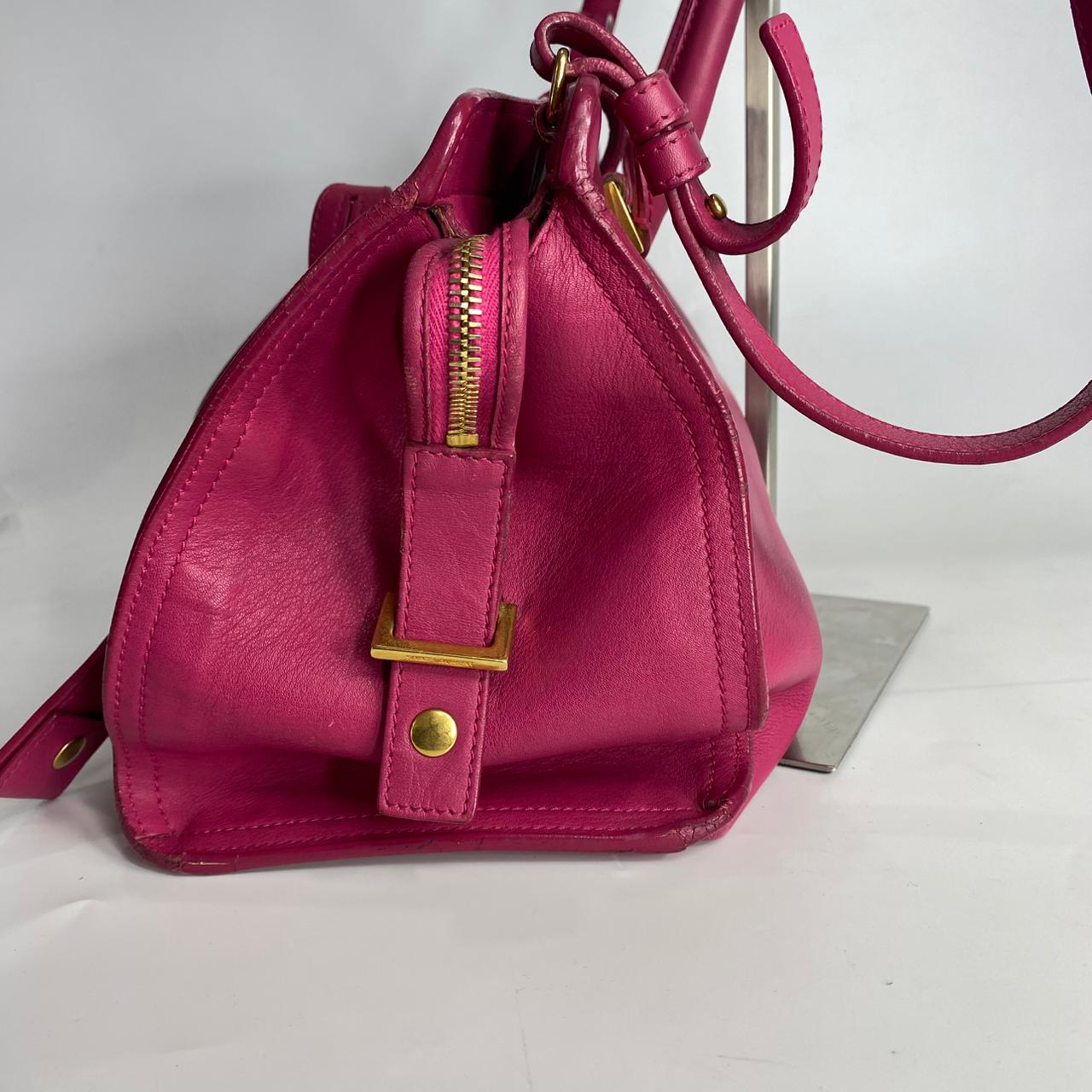 YSL	Y Ligne Cabas Fuchsia Pink