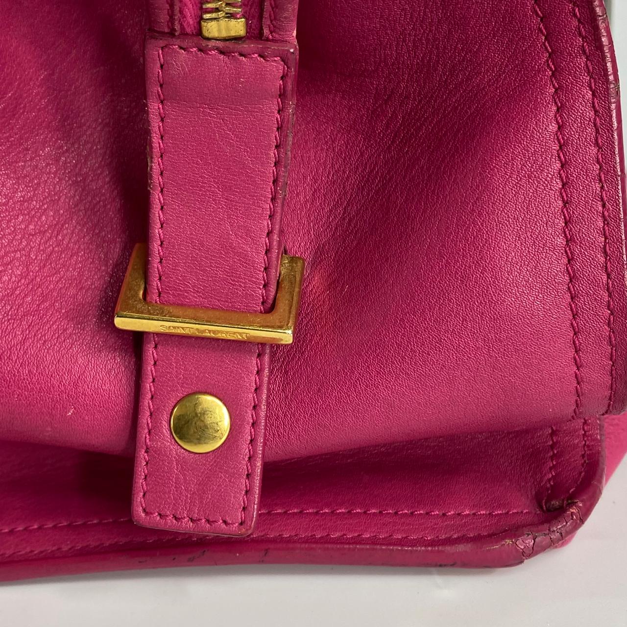 YSL	Y Ligne Cabas Fuchsia Pink