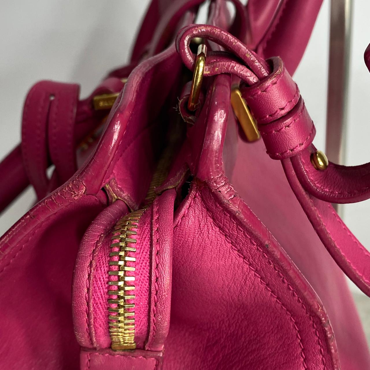 YSL	Y Ligne Cabas Fuchsia Pink