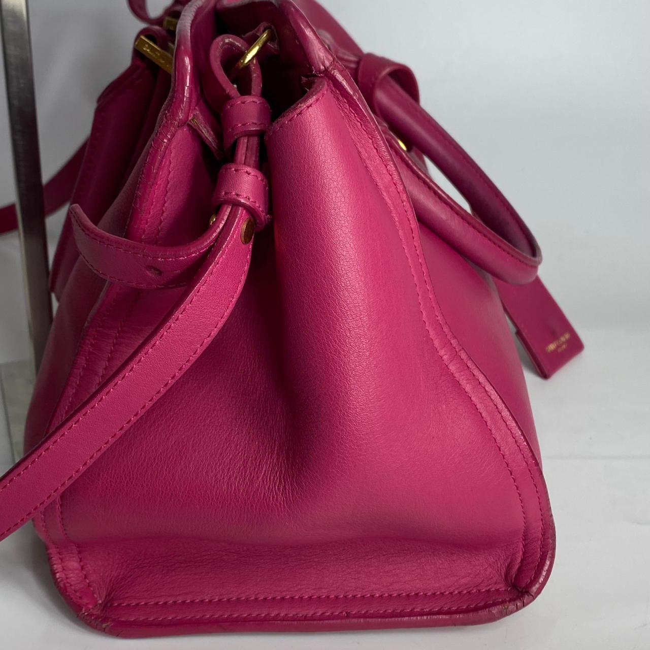 YSL	Y Ligne Cabas Fuchsia Pink