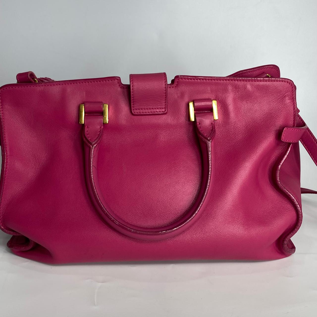 YSL	Y Ligne Cabas Fuchsia Pink