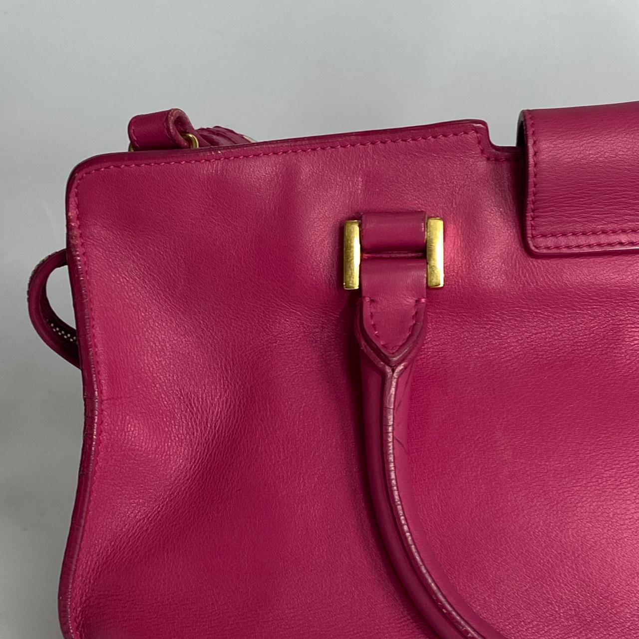 YSL	Y Ligne Cabas Fuchsia Pink