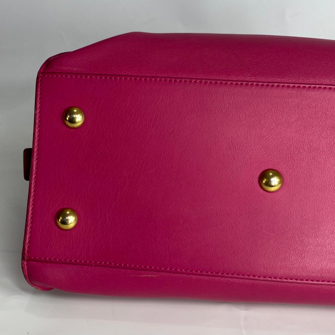 YSL	Y Ligne Cabas Fuchsia Pink