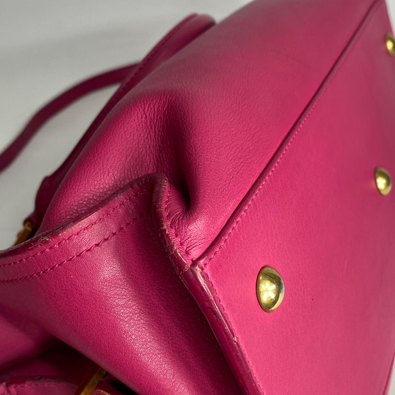 YSL	Y Ligne Cabas Fuchsia Pink