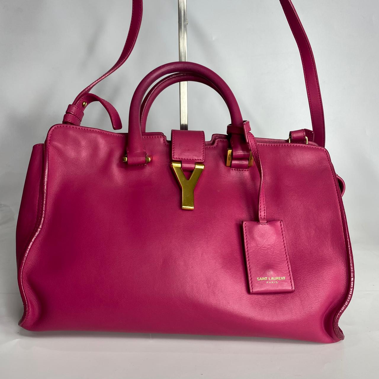 YSL	Y Ligne Cabas Fuchsia Pink