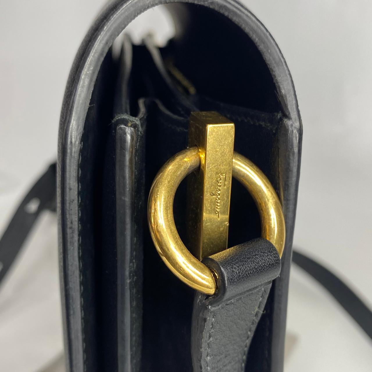 Ferragamo Joanne Shoulder Bag Black