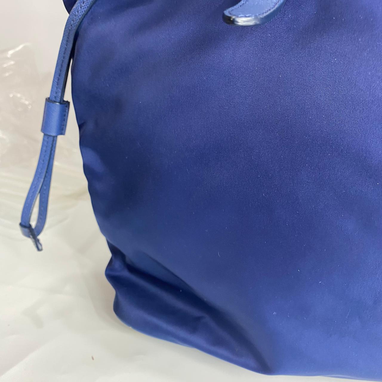 Prada Tessuto Saffiano Tote Nylon Royal Blue