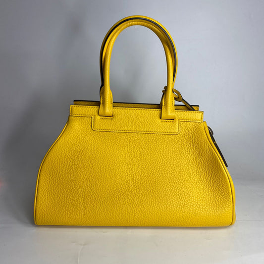 Moynat Pauline Yellow Leather
