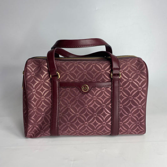 Michael Kors Jet Set Duffle Medium Burgundy