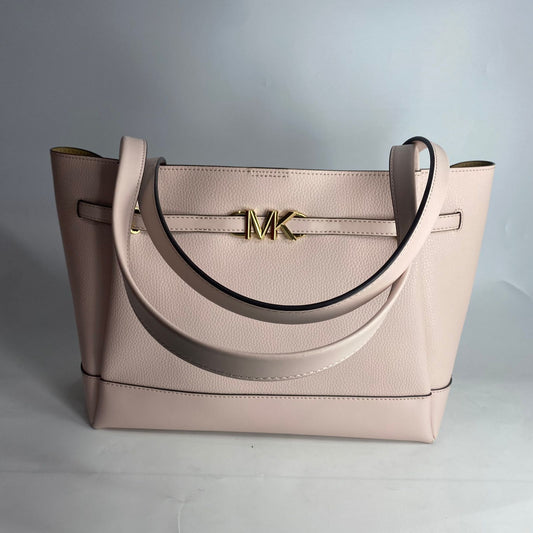 Michael Kors Reed Large Belted Tote Bag Pink Blush