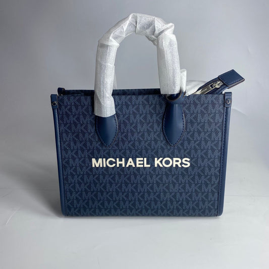 Michael Kors Mirella Small Signature Logo Blue