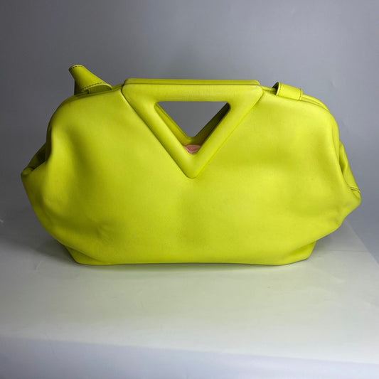 Bottega Veneta Point Bag Lemon Yellow Color