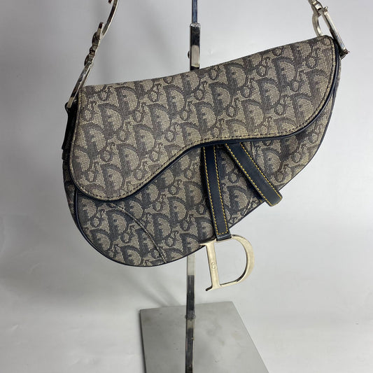 Dior Saddle Blue Oblique