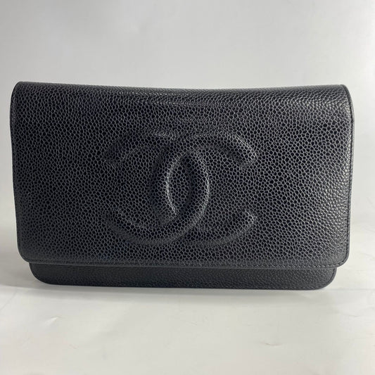 Chanel Timeless WOC Black SHW
