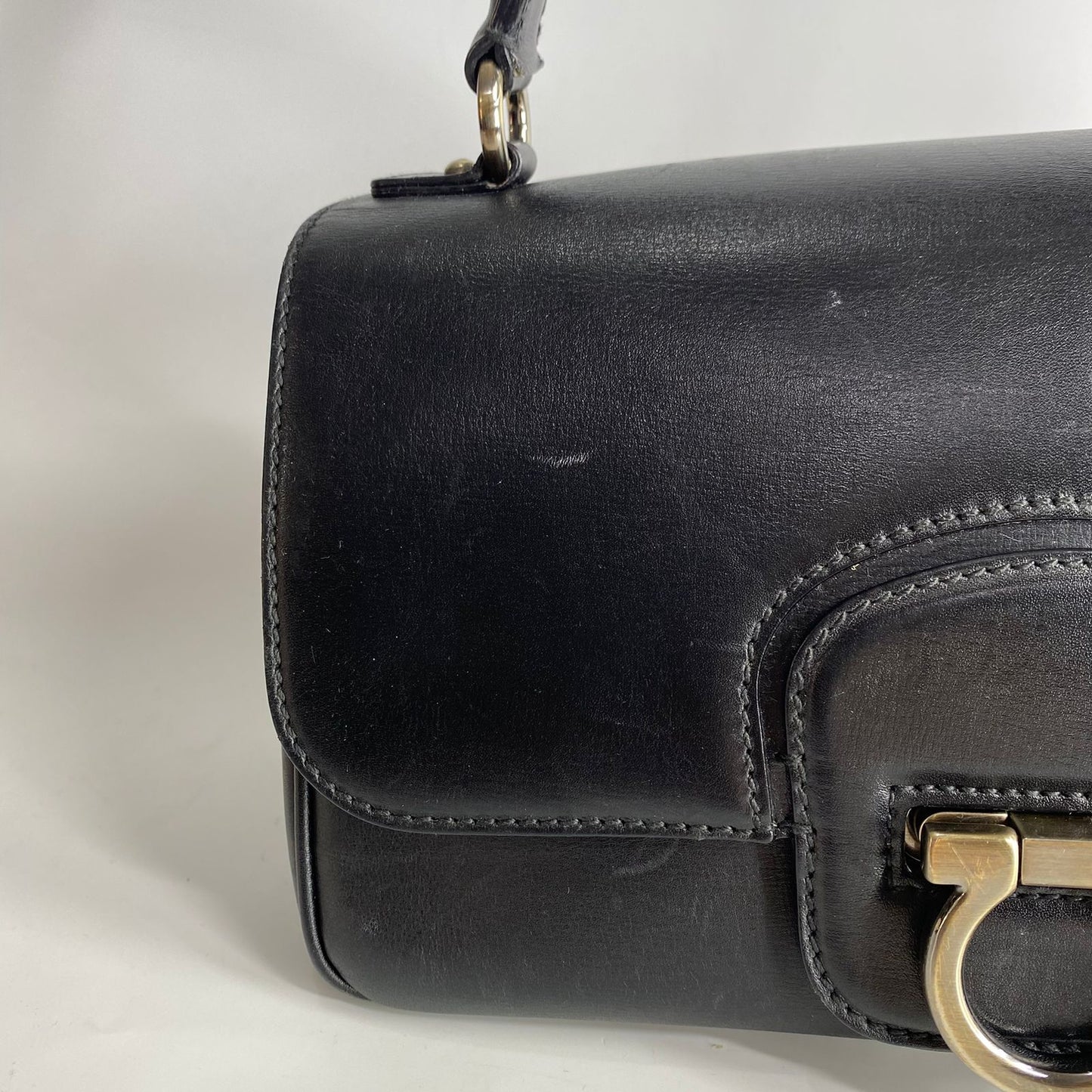 Ferragamo Palazzo Handbag Black