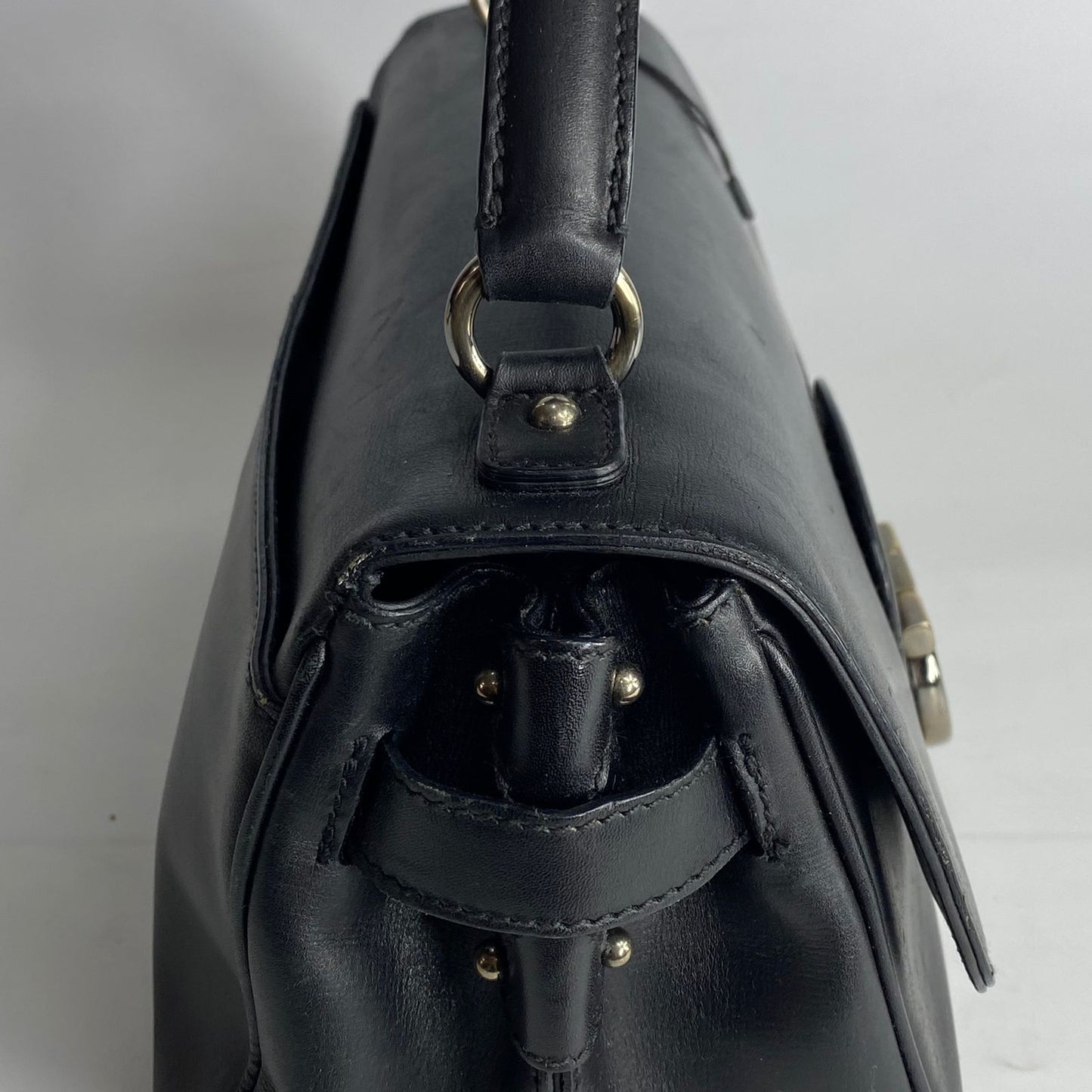 Ferragamo Palazzo Handbag Black