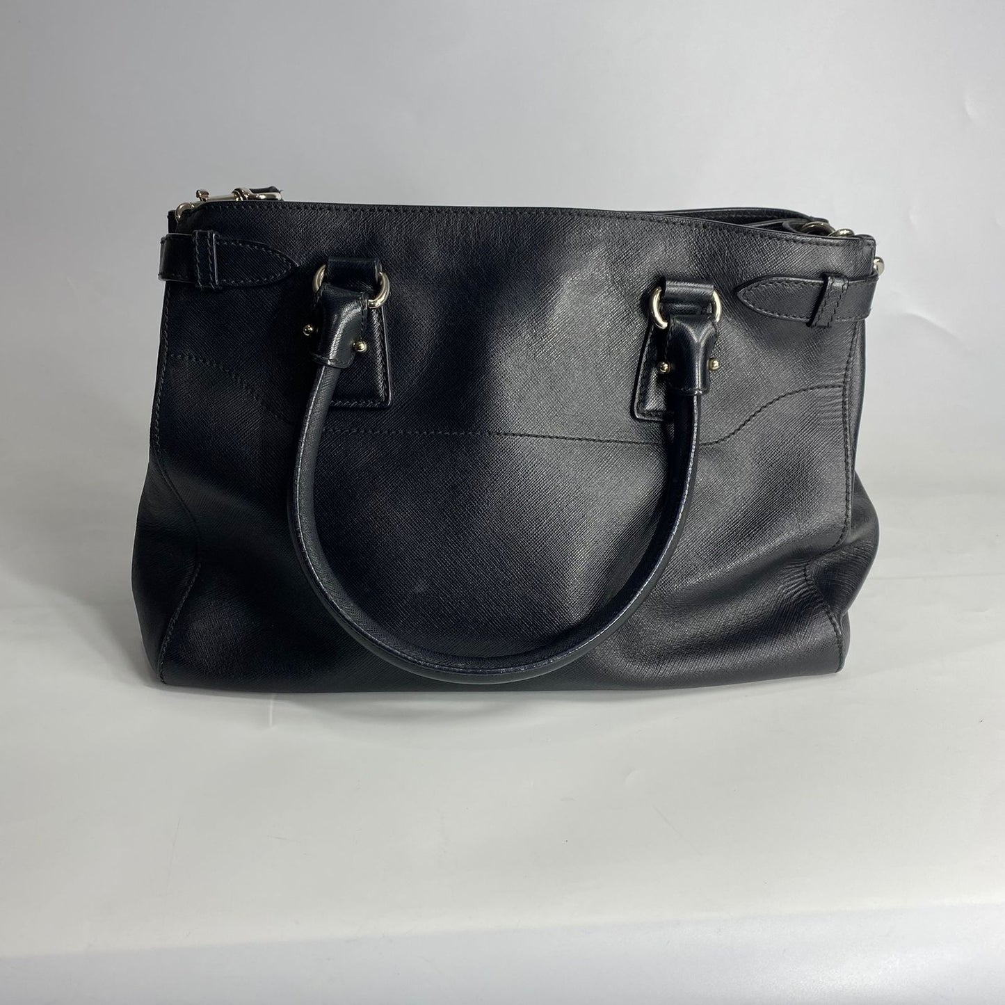 Ferragamo 2-way Bag Buckle Detail Black