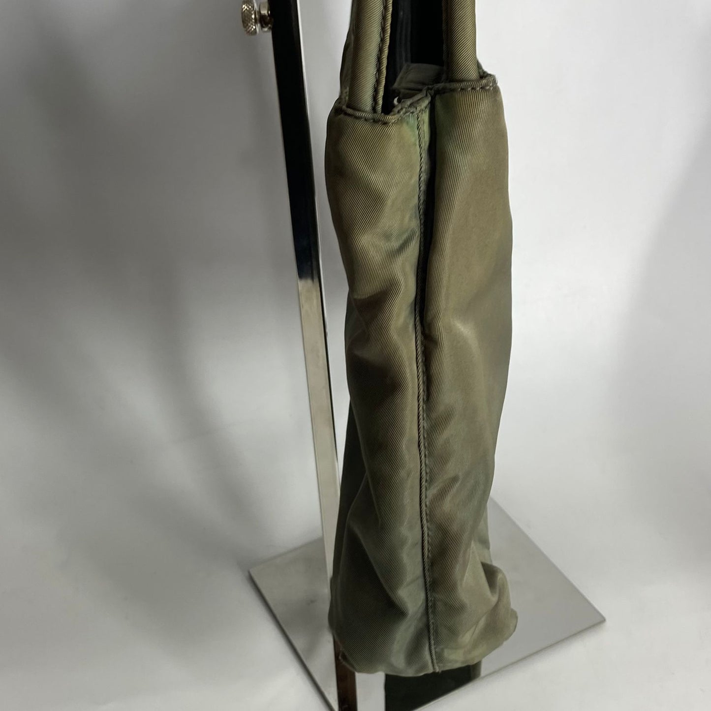 Prada Nylon Tote Bag Army Green