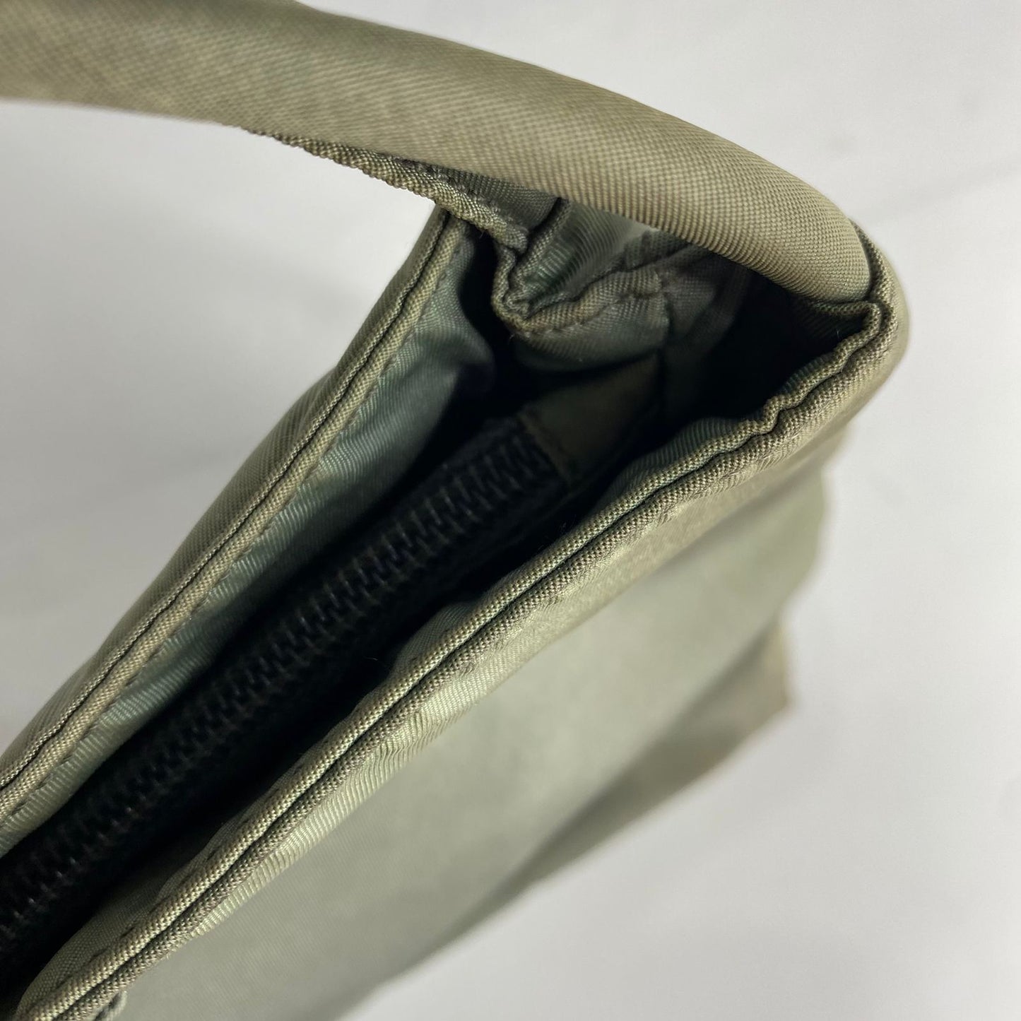 Prada Nylon Tote Bag Army Green