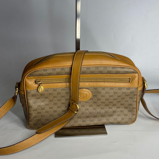 Gucci Vintage Micro GG Canvas Brown Trims