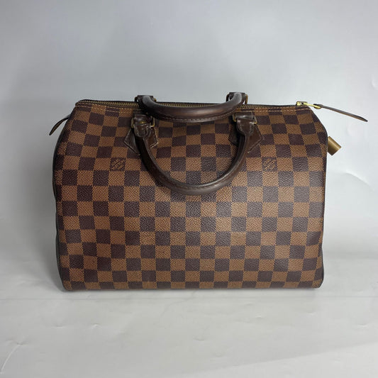 Louis Vuitton Speedy 30 in Damier Ebene Canvas
