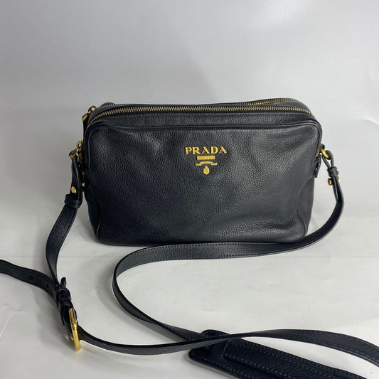 Prada Vitello Phenix Camera Bag Black