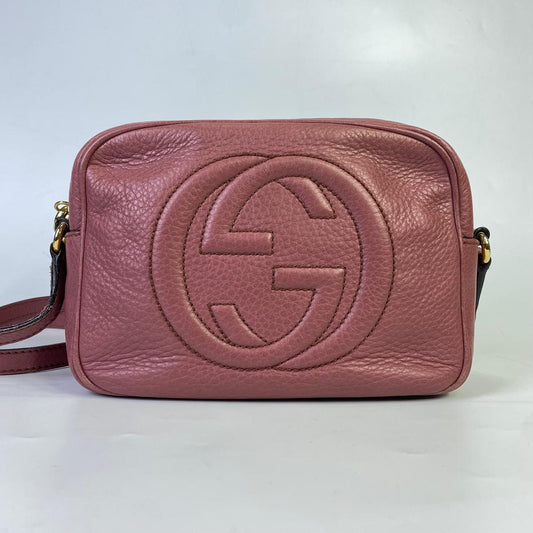 Gucci Soho Disco Crossbody Bag Pink
