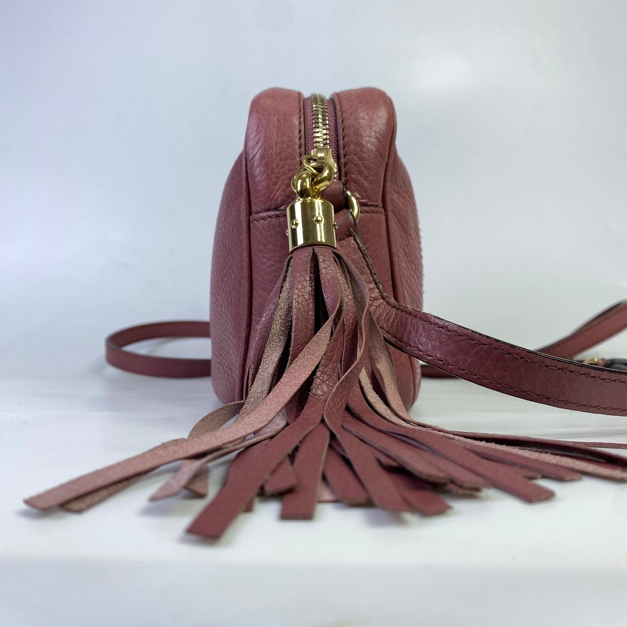 Gucci Soho Disco Crossbody Bag Pink