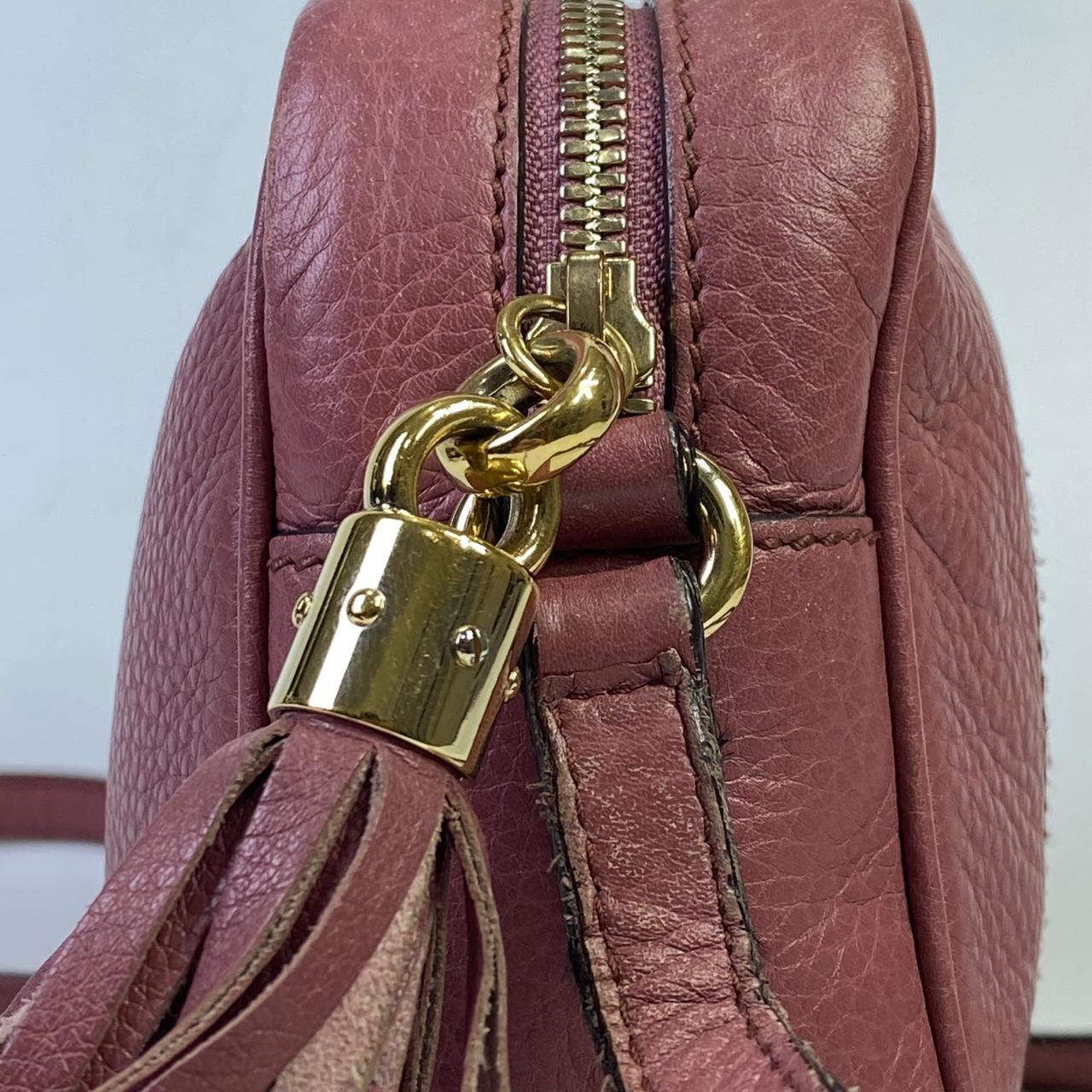 Gucci Soho Disco Crossbody Bag Pink