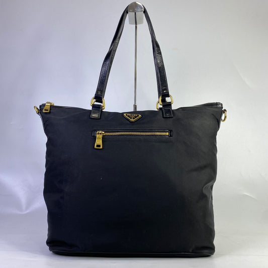 Prada Tessuto Nylon Tote Black