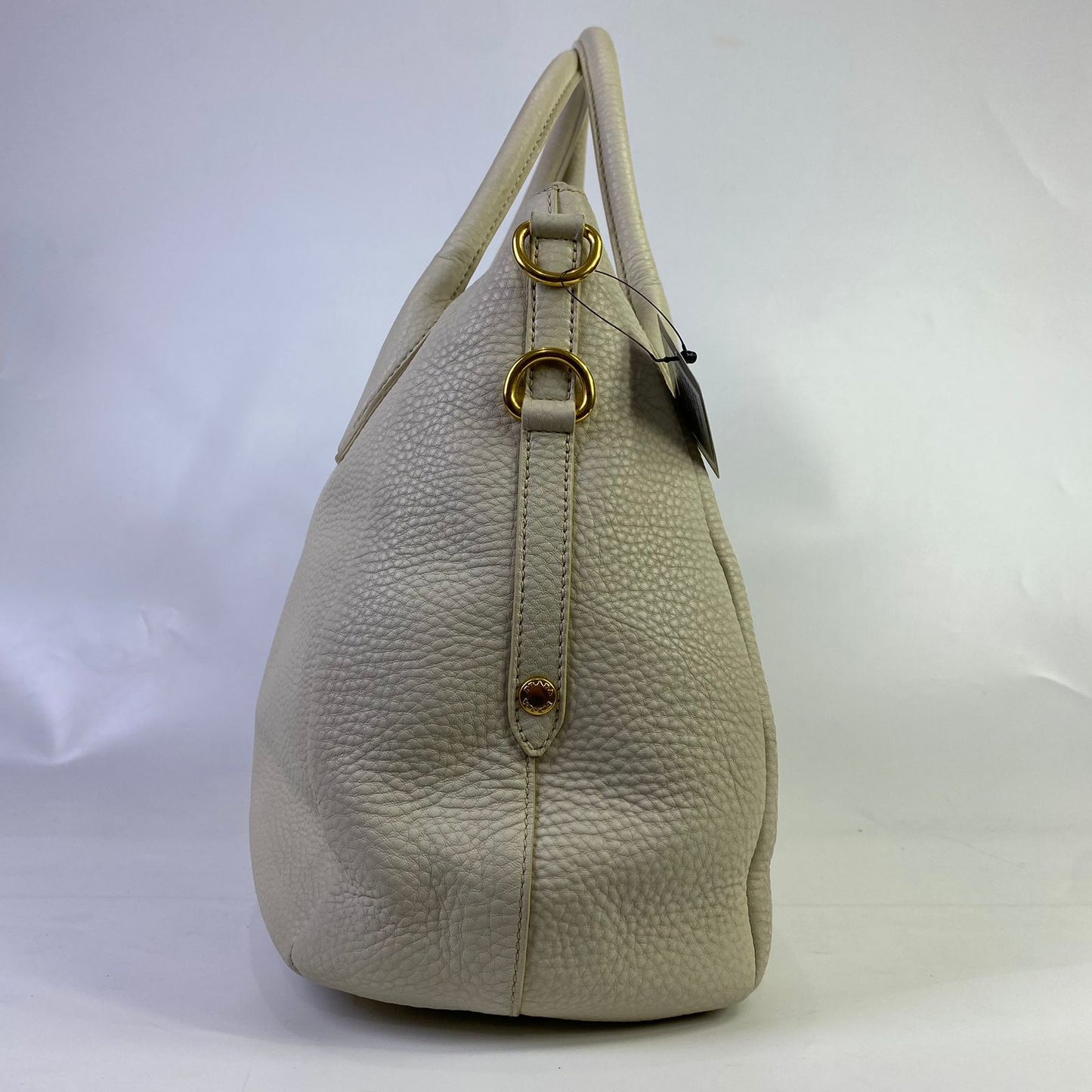 Prada Vitello Daino White Large Tote