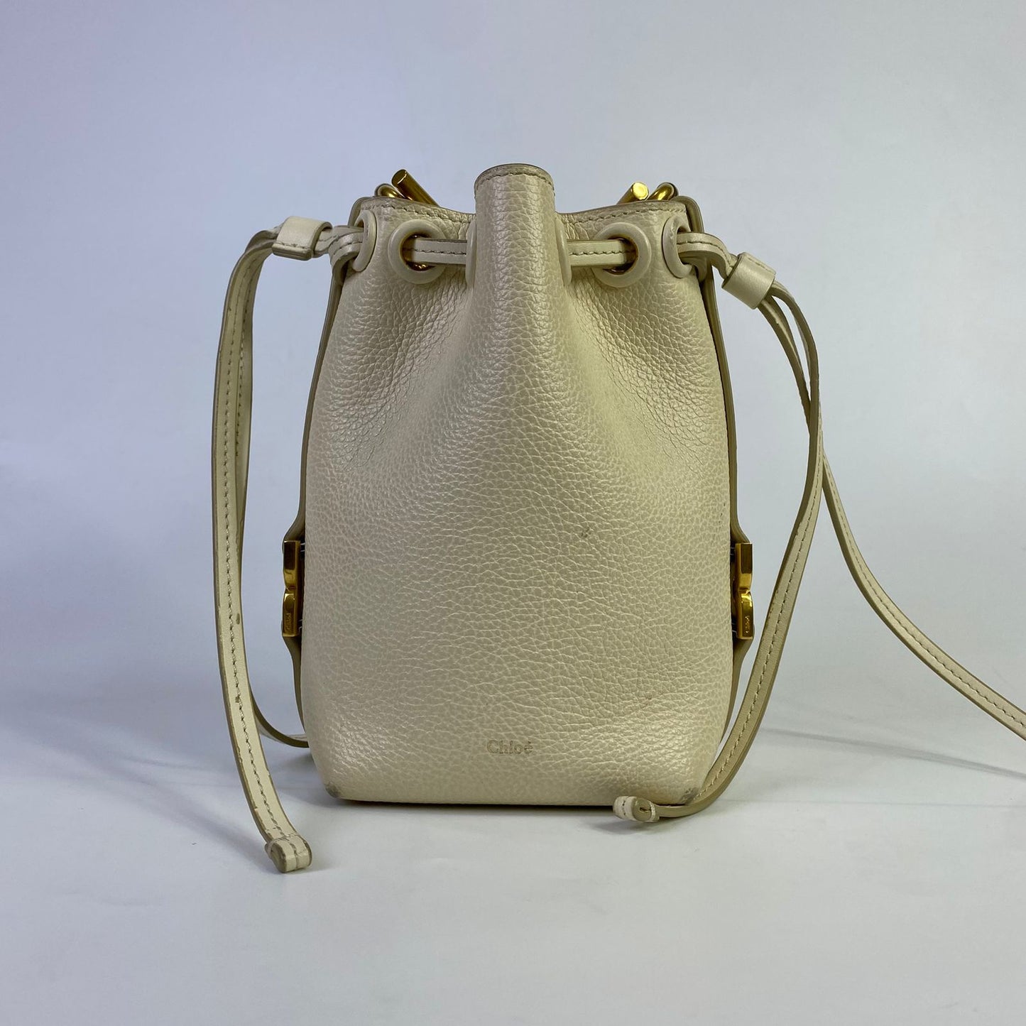 Chloe Marcie Bucket Bag Misty Ivory
