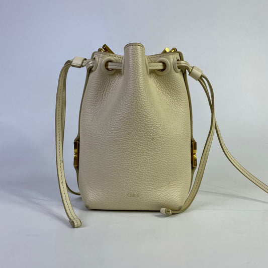 Chloe Marcie Bucket Bag Misty Ivory