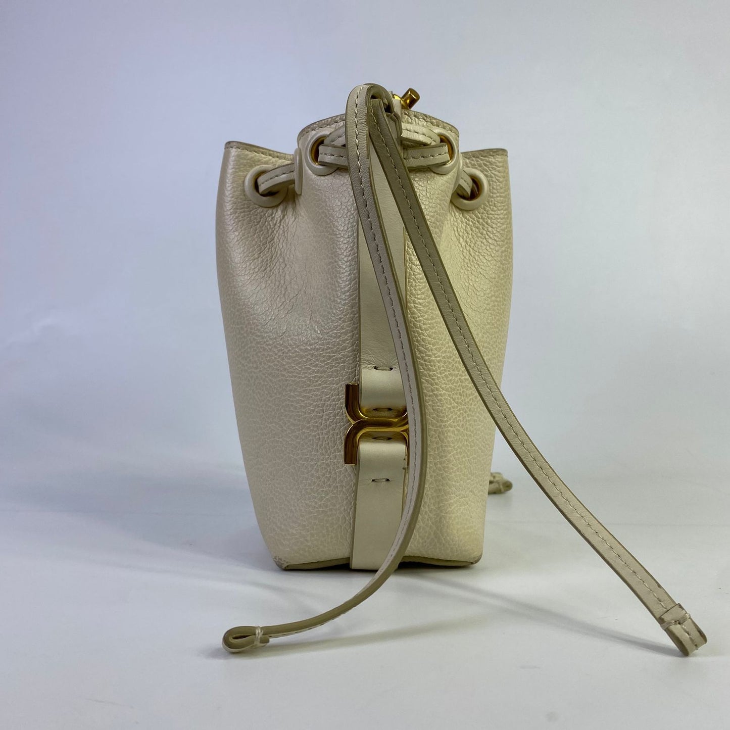 Chloe Marcie Bucket Bag Misty Ivory