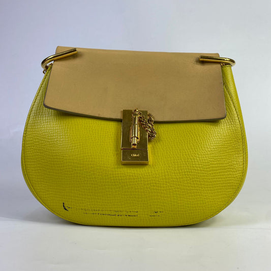 Chloe Drew Crossbody Bag Yellow