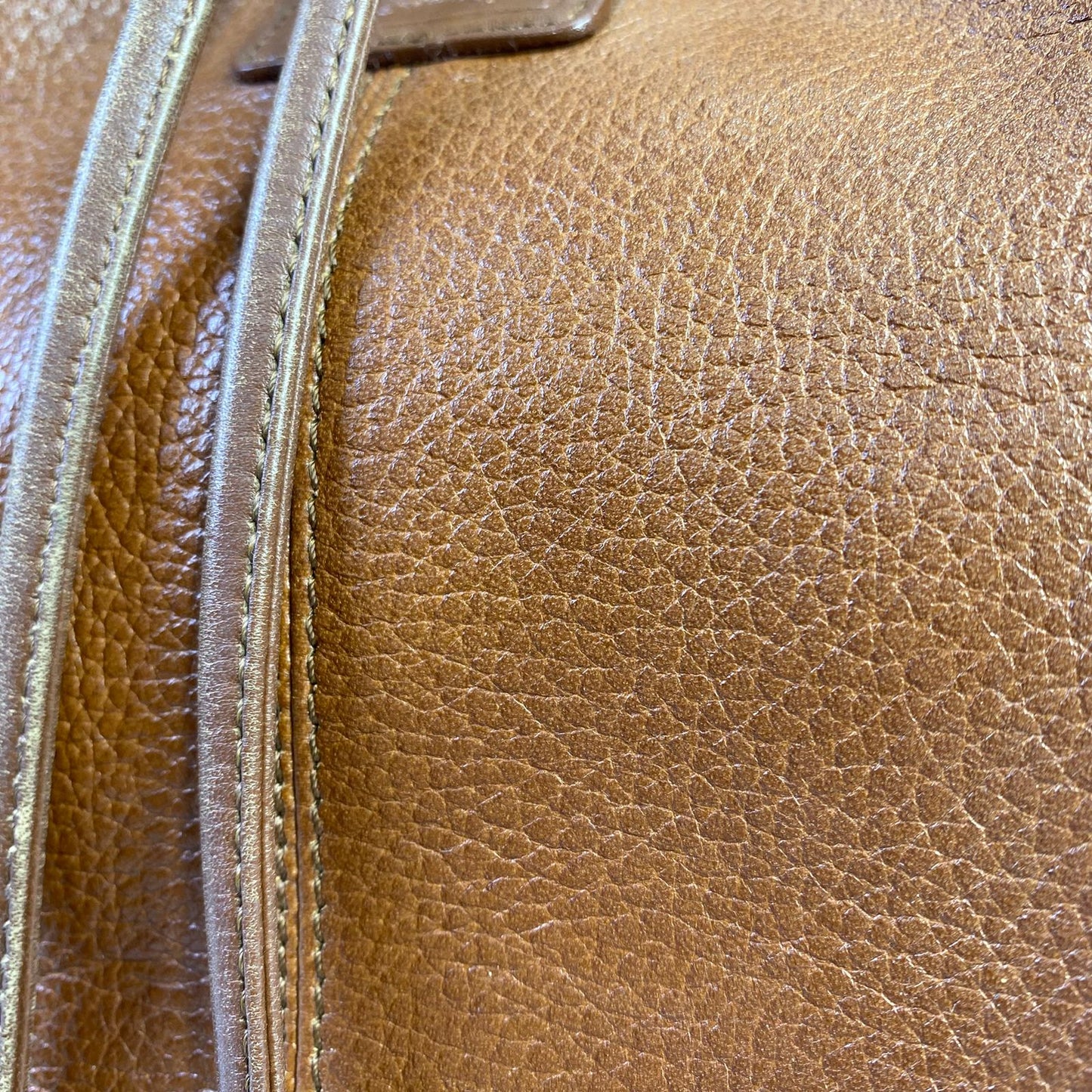 Burberry Drawstring Bucket Tan