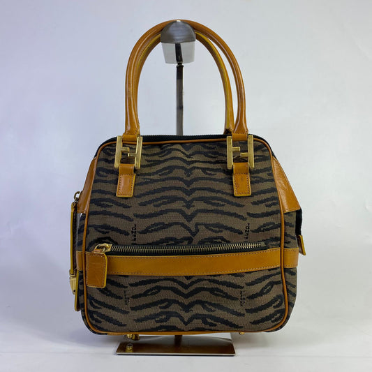 Fendi Zebra Print 2-way Handbag