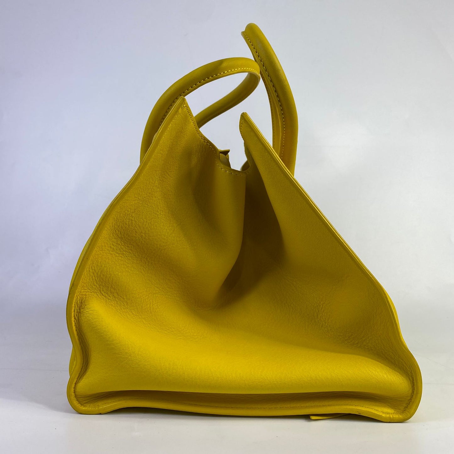 Celine Phantom Luggage Tote Yellow
