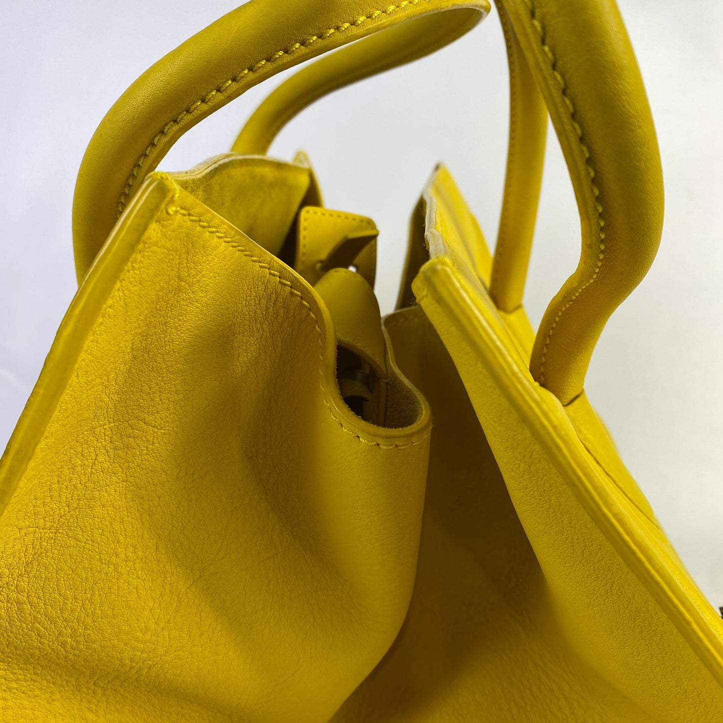 Celine Phantom Luggage Tote Yellow