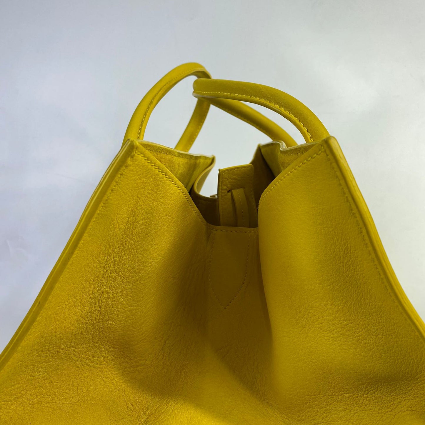 Celine Phantom Luggage Tote Yellow