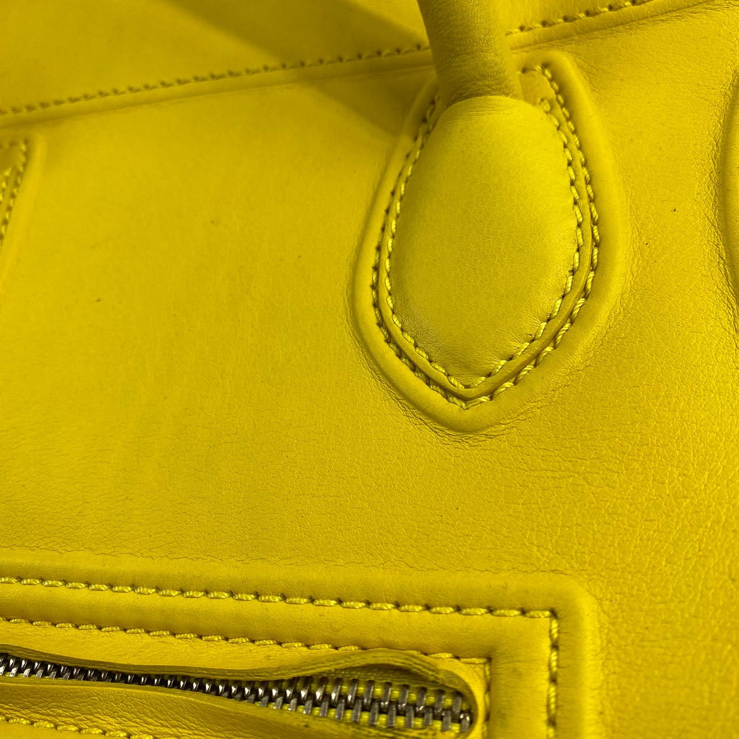 Celine Phantom Luggage Tote Yellow
