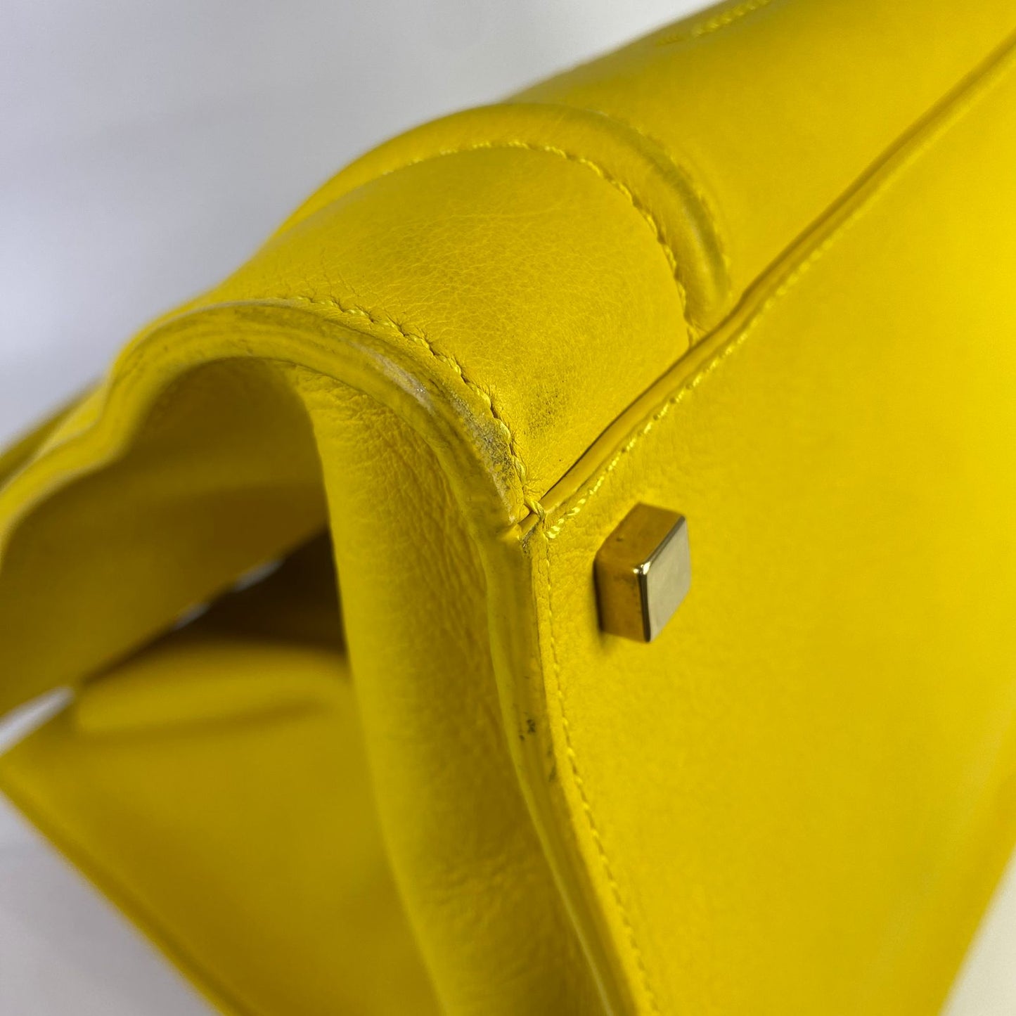 Celine Phantom Luggage Tote Yellow