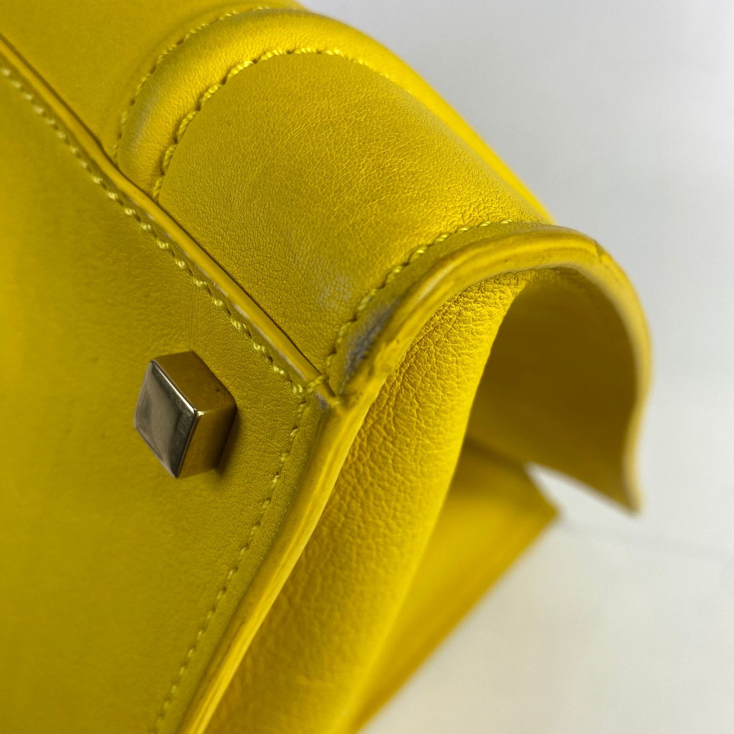 Celine Phantom Luggage Tote Yellow