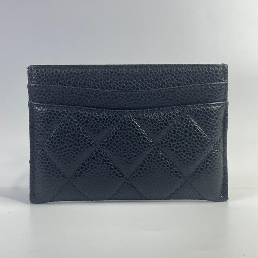Chanel Black Card Holder