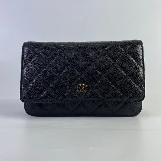 Chanel WOC Black GHW
